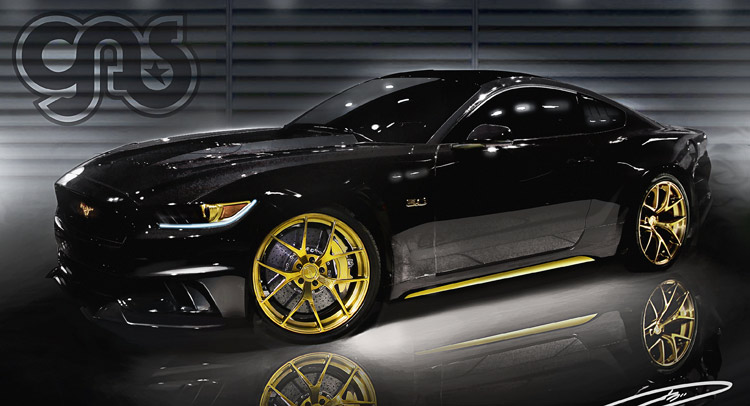 Ford Details 725HP Gold-Obsessed Galpin Auto Sports Mustang