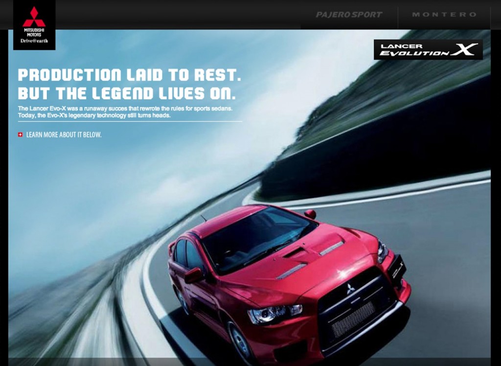 Mitsubishi Lancer EVO X discontinued in India