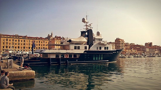 The luxury expedition yacht Private Lives in Marseille