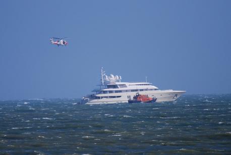 Eastbourne lifeboat sent to aid of luxury yacht Coral Island