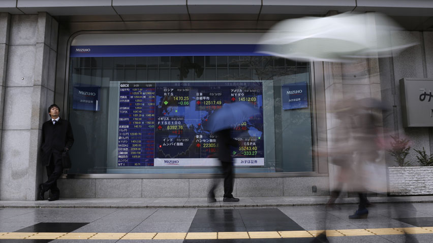 World stock markets up as Japan's economy improves