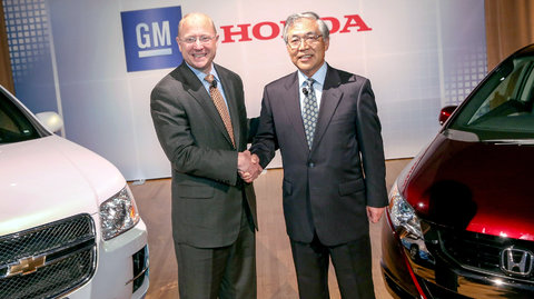 Honda seeks strength in GM tie-up