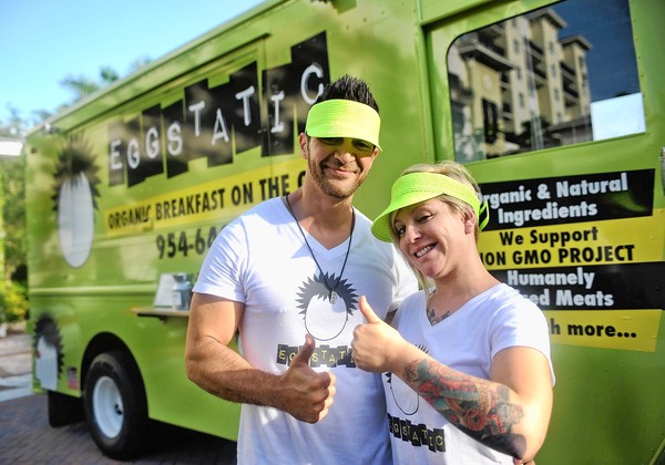 Fort Lauderdale's Eggstatic Food Truck rolls out organic breakfast