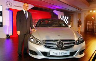 Mercedes Benz rolls out new E-Class; hints at price hike on Re fall