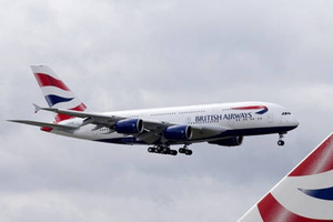 BA welcomes first A380