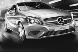 The Mercedes A- Class: In the three-pointed star