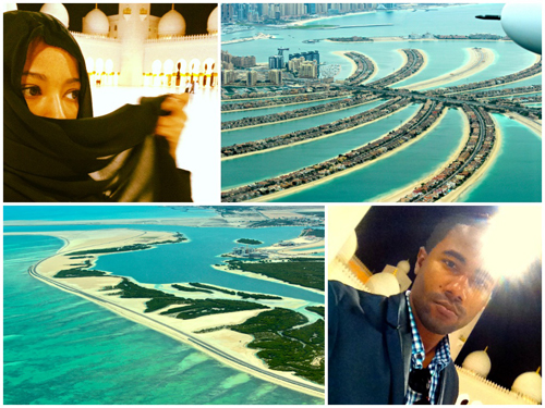 The Bahamian Traveller's Sightseeing Flight over Dubai