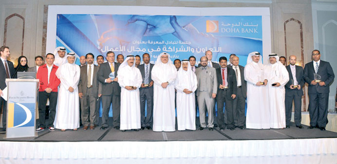 Doha Bank honours business partners