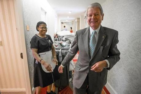 Boston's great hotelier retires