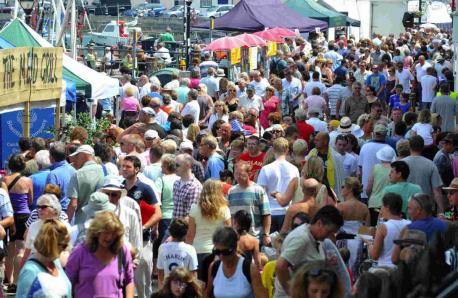 Tuck into the Dorset Seafood Festival along Weymouth harbourside