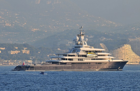 The 115 metre superyacht Luna