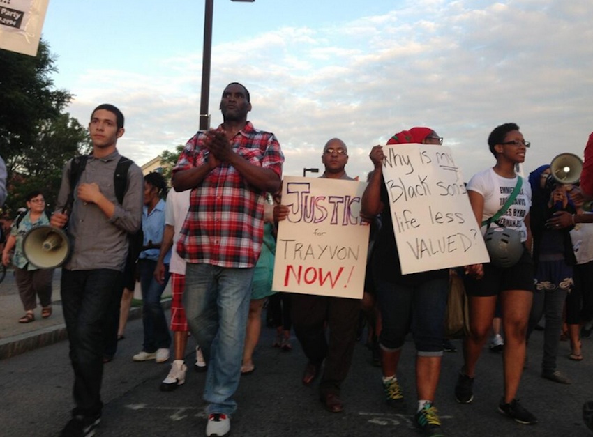 Justice For Trayvon Martin: Hundreds March Boston After Verdict