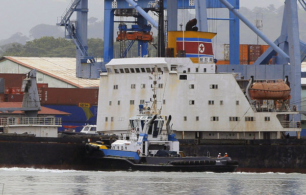 Panama Seizes North Korea-Flagged Ship for Weapons