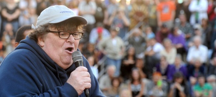 Michael Moore to split assets, pants