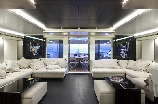 First interior photos of refitted superyacht Keyla