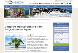 Montway, Inc. Donates to Siquijor Surgical Mission Philippines 2013