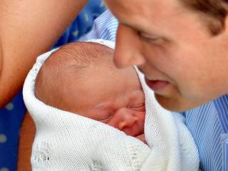 Mother's parents visit royal baby boy