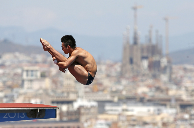 Qiu Bo repeats in worlds' 10m diving