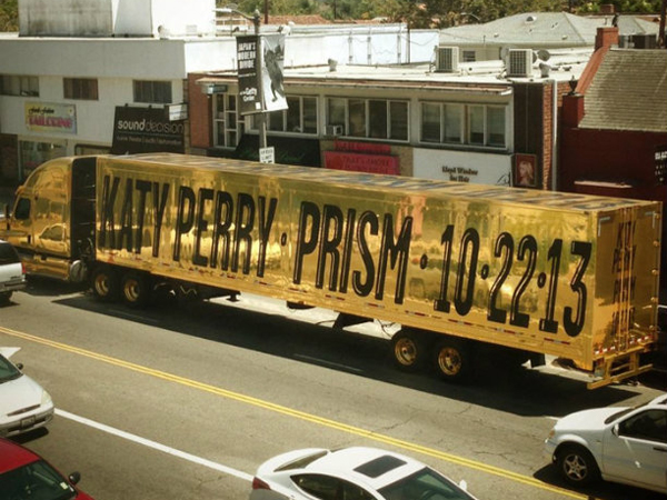 Did Katy Perry Just Announce New Album With Giant Gold Truck?