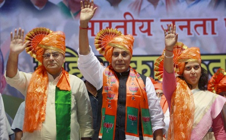 BJP top brass echoes Advani on party's victory