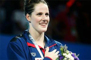 Missy Franklin wins her fifth gold medal at worlds