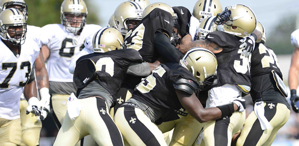 New Orleans Saints cornerback Chris Carr shines in Black & Gold scrimmage