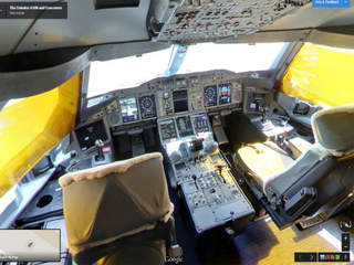 Google (GOOG) Street View goes inside the Airbus A380