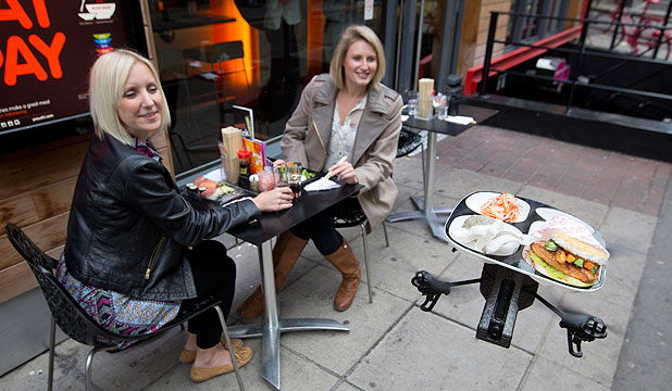 Drone food delivery coming soon