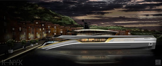 Design Unlimited unveil new 50 metre superyacht concept