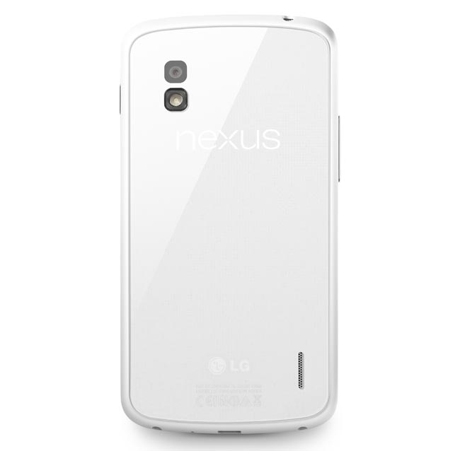 White Nexus 4 Available in UK for £309.99