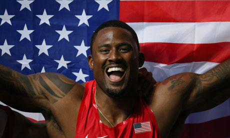 David Oliver wins world 110m hurdles gold in Moscow