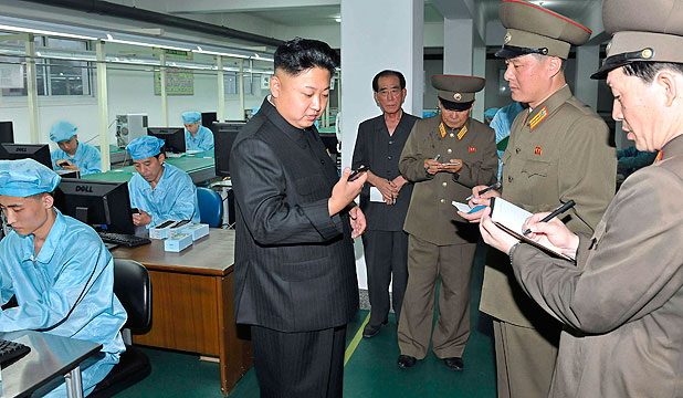 North Korea unveils 'homemade' smartphone