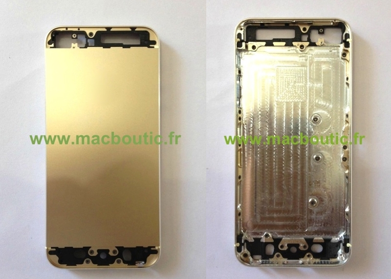 Blingy gold iPhone casing crops up in pics, likely for 5S