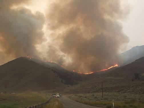 Idaho wildfire forces evacuation of 1600 homes