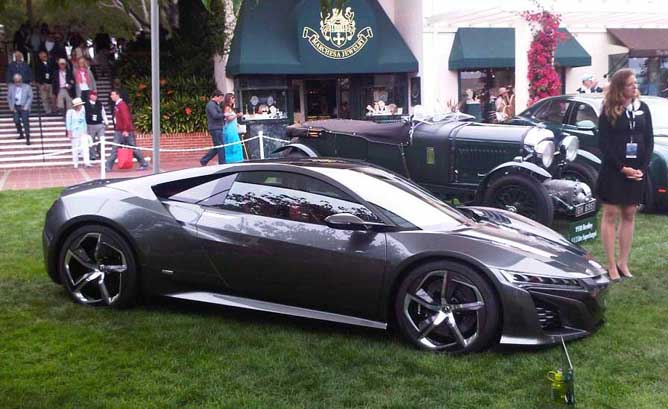 Acura NSX Hybrid Concept Showcased at Pebble Beach