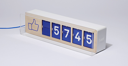 Fliike gives you an analog display for your Facebook fan count