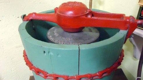 Antique ice-cream freezer is sweet nostalgia