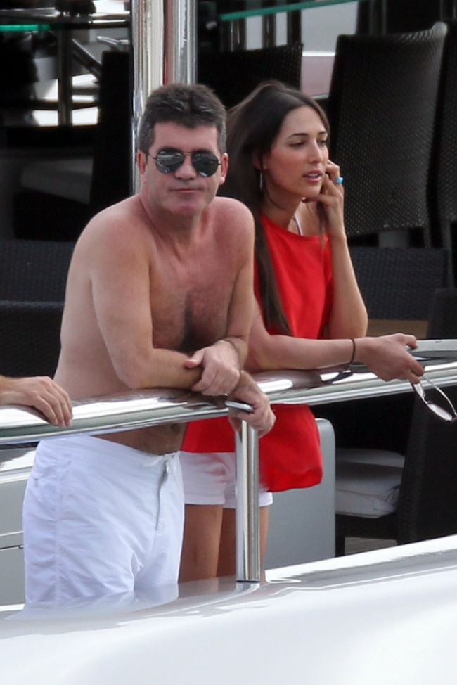 Simon Cowell 'bans pregnant Lauren Silverman from joining him on Med holiday'