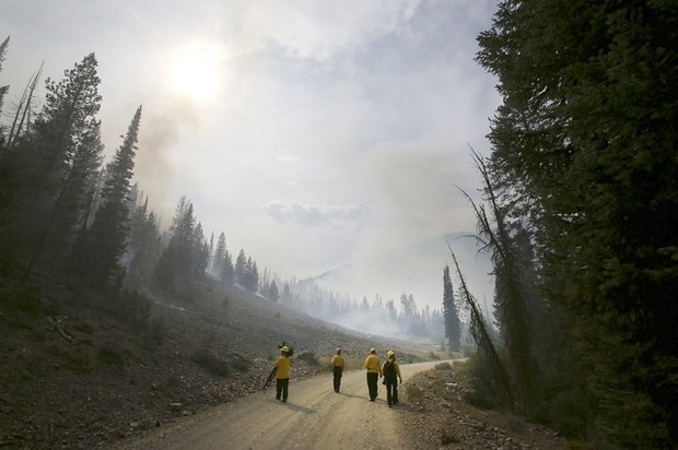 In Idaho's vacation heaven, a hellish fire