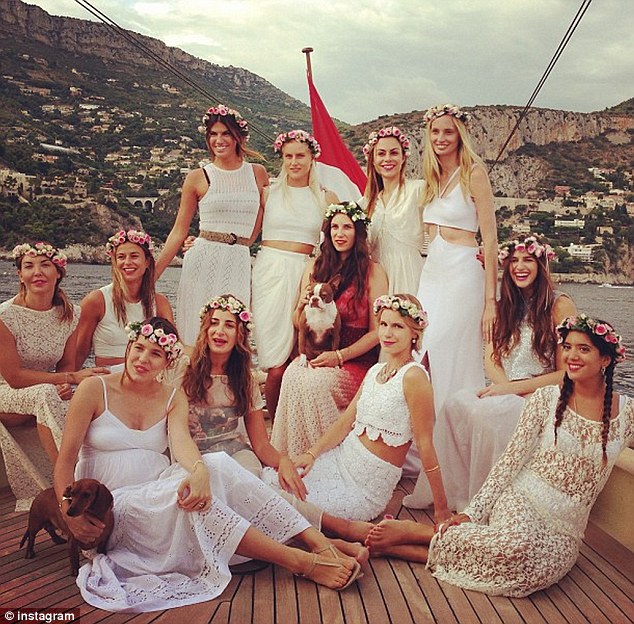 Future Monaco royal Tatiana Santo Domingo treats her bridesmaids to a luxury …