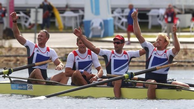 Rowing – Britain secure historic gold in men's eight