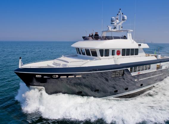 Converted superyacht Seawolf cruises together with sistership