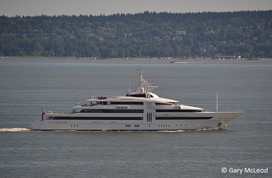 Superyacht Vibrant Curiosity in Vancouver