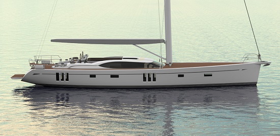 The all new Oyster 745 sailing yacht