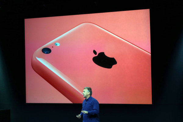 Apple Shows Off 2 New iPhones, One a Lower-Cost Model