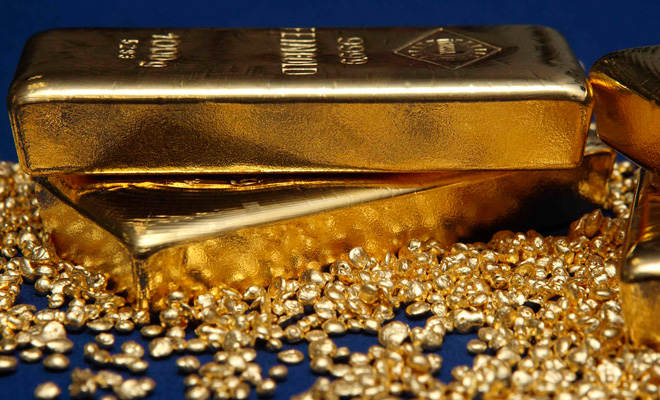 Gold Slides to Four-Week Low