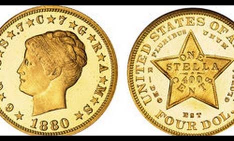 Rare $4 Gold Coin, 1880 Coiled Hair Stella, Could Fetch Millions (VIDEO)