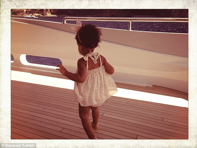 My, hasn't she grown! Beyoncé shares intimate holiday snaps of Blue Ivy …