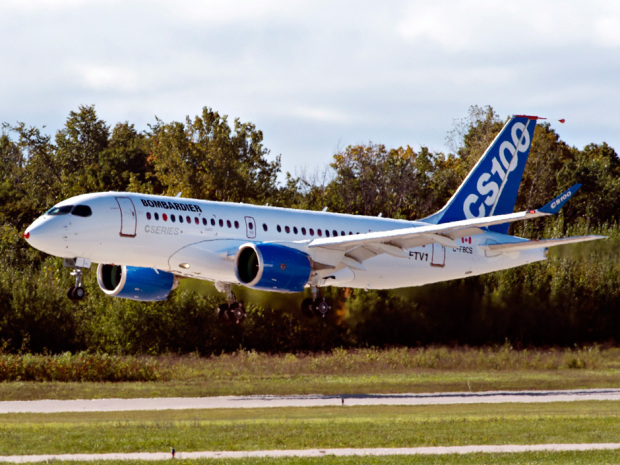 Bombardier CSeries jet makes maiden flight