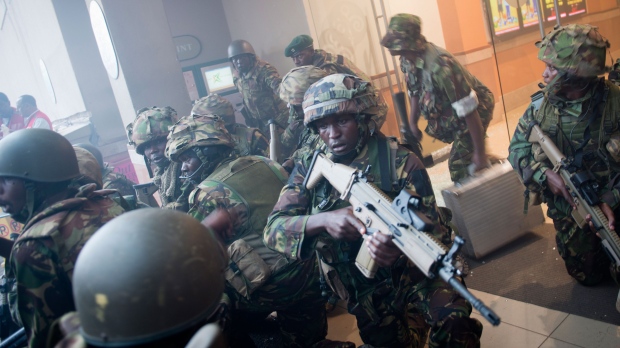Gunmen throw grenades at mall in Nairobi, Kenya which leaves at least 39 dead …